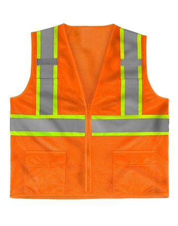 ANSI Class 2 Deluxe Adult Unisex 8 Pocket Vest